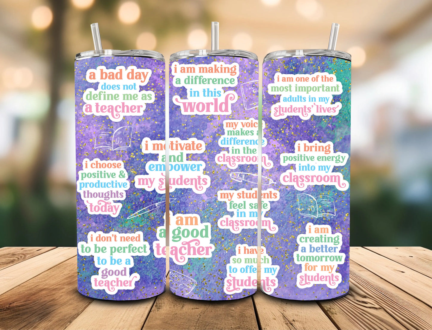 Positive Tumbler Celia's Creative Creations