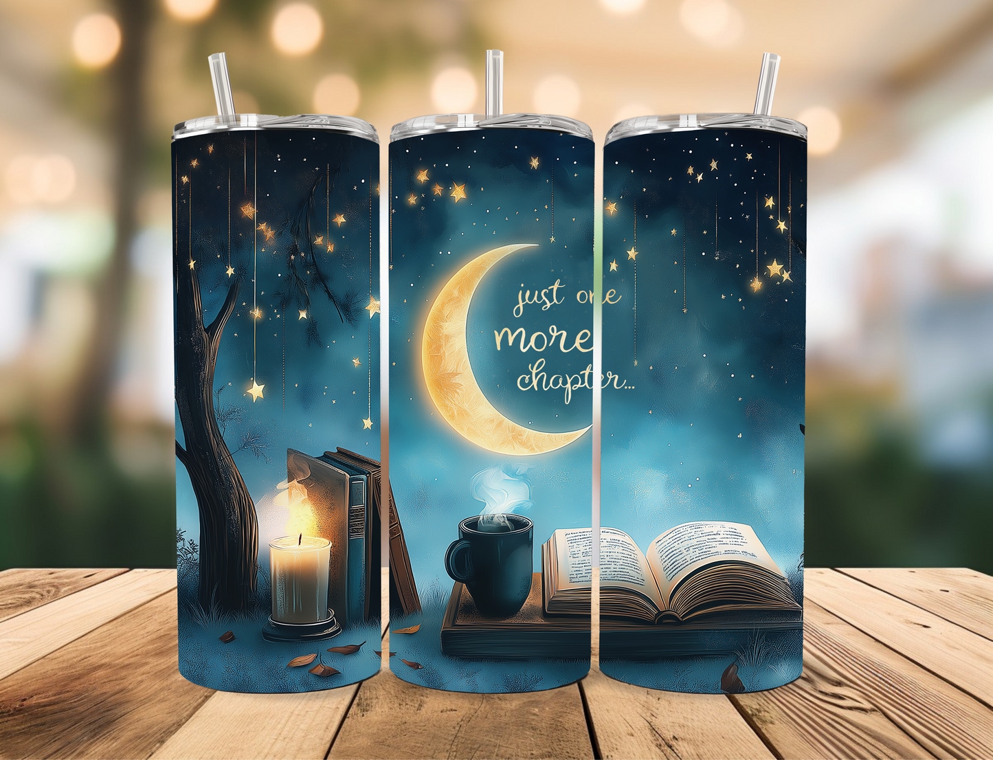 Just One More Chapter Tumbler Celia's Creative Creations