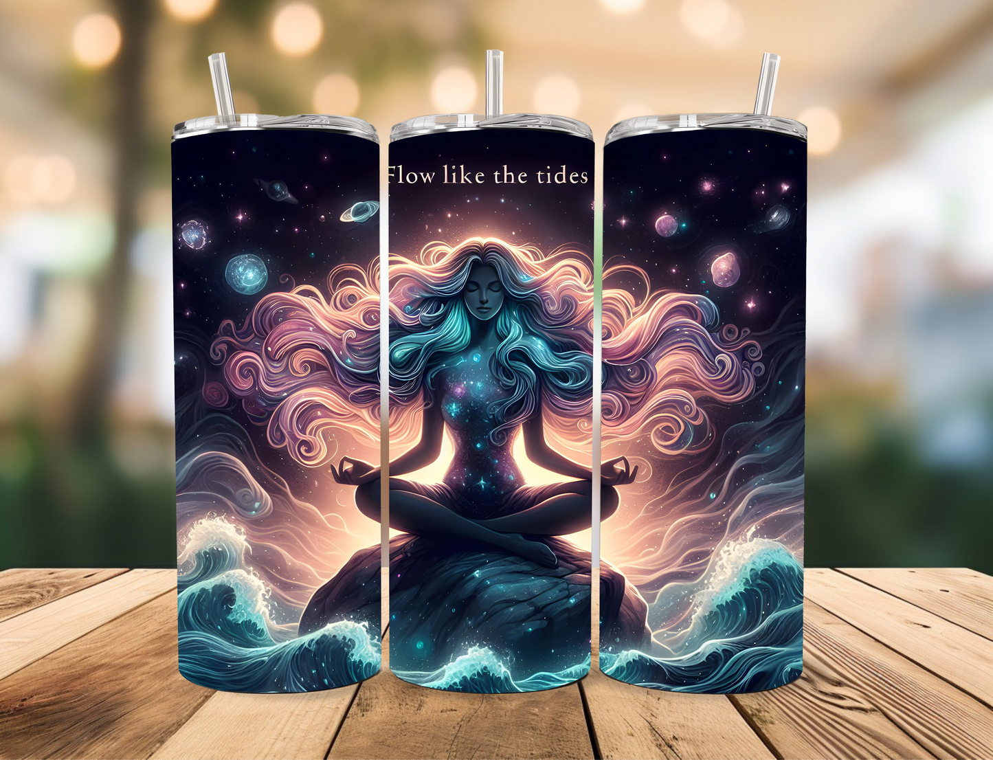 Flow Like the Tides Tumbler Celia's Creative Creations