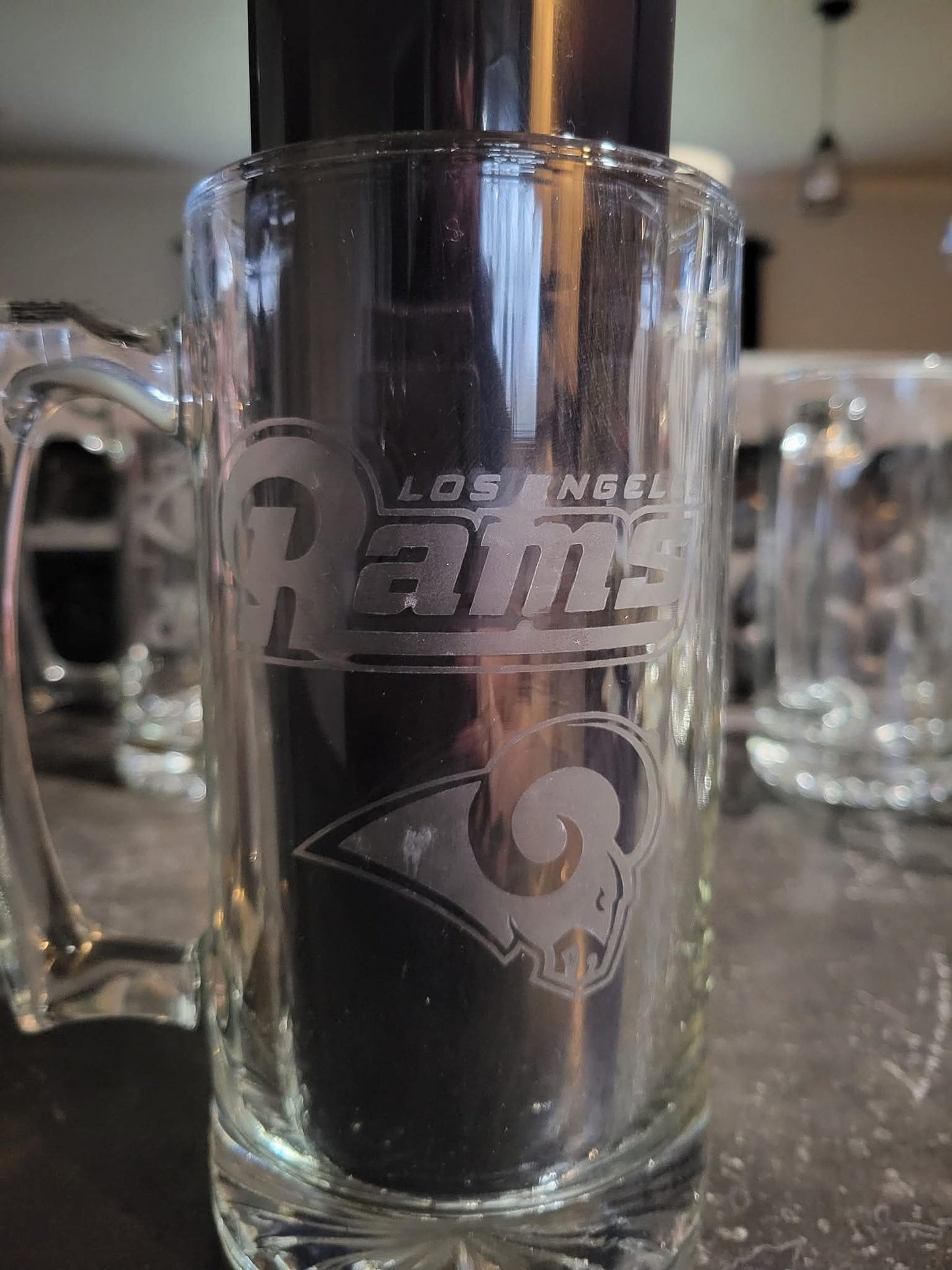 Rams Glass Mug