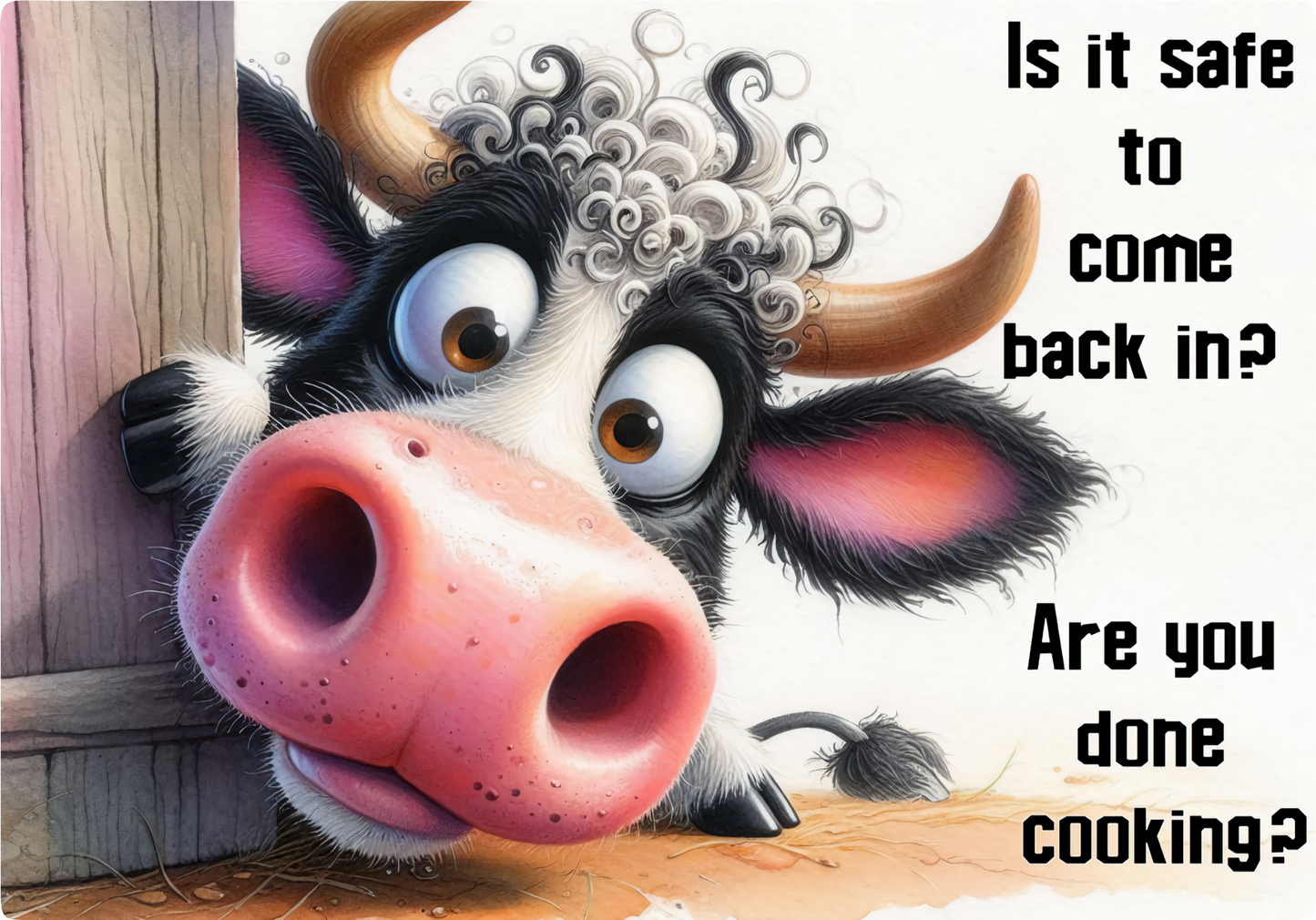 Black/White Cow Glass Cutting Board Celia's Creative Creations