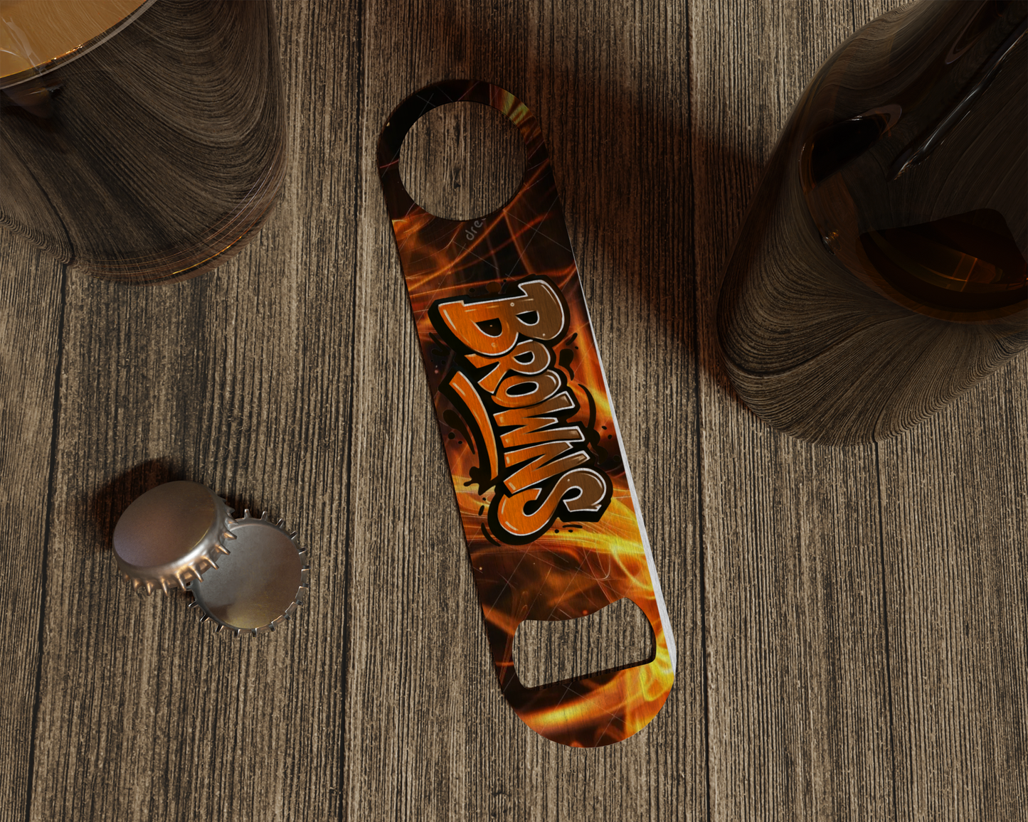 Browns Bottle Opener Celia's Creative Creations