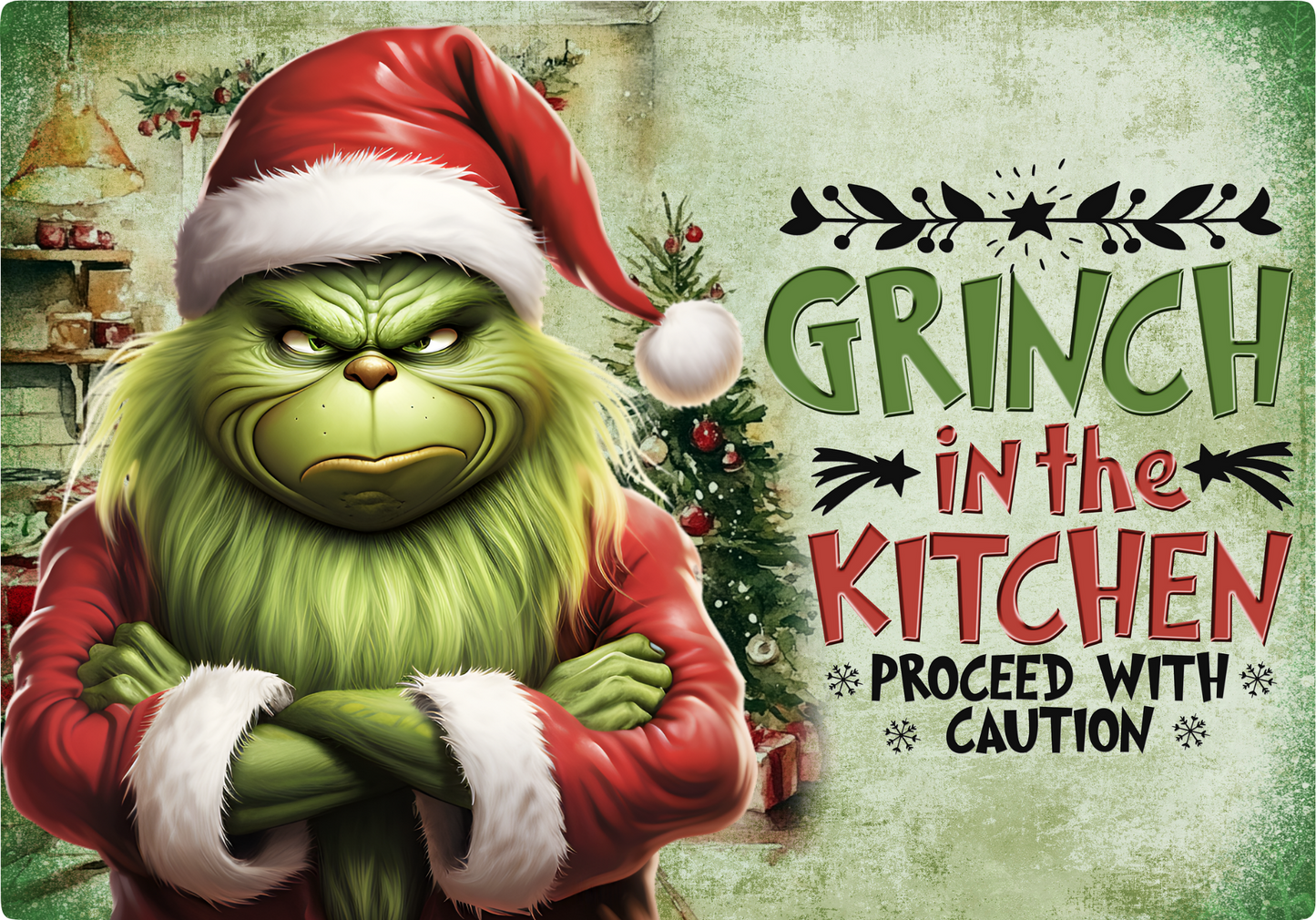 Green Guy Glass Cutting Board