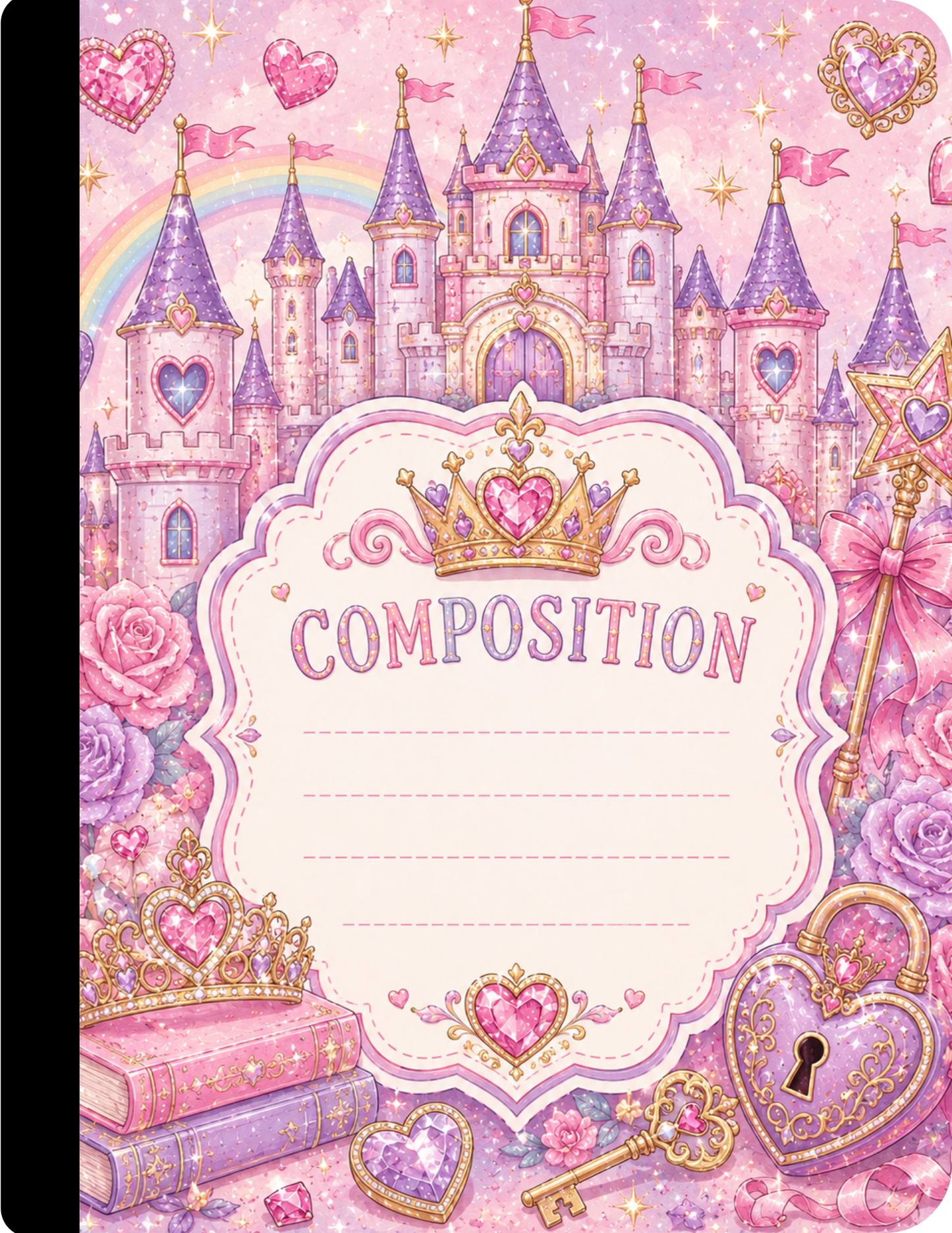 Princess Composition Notebook Celia's Creative Creations