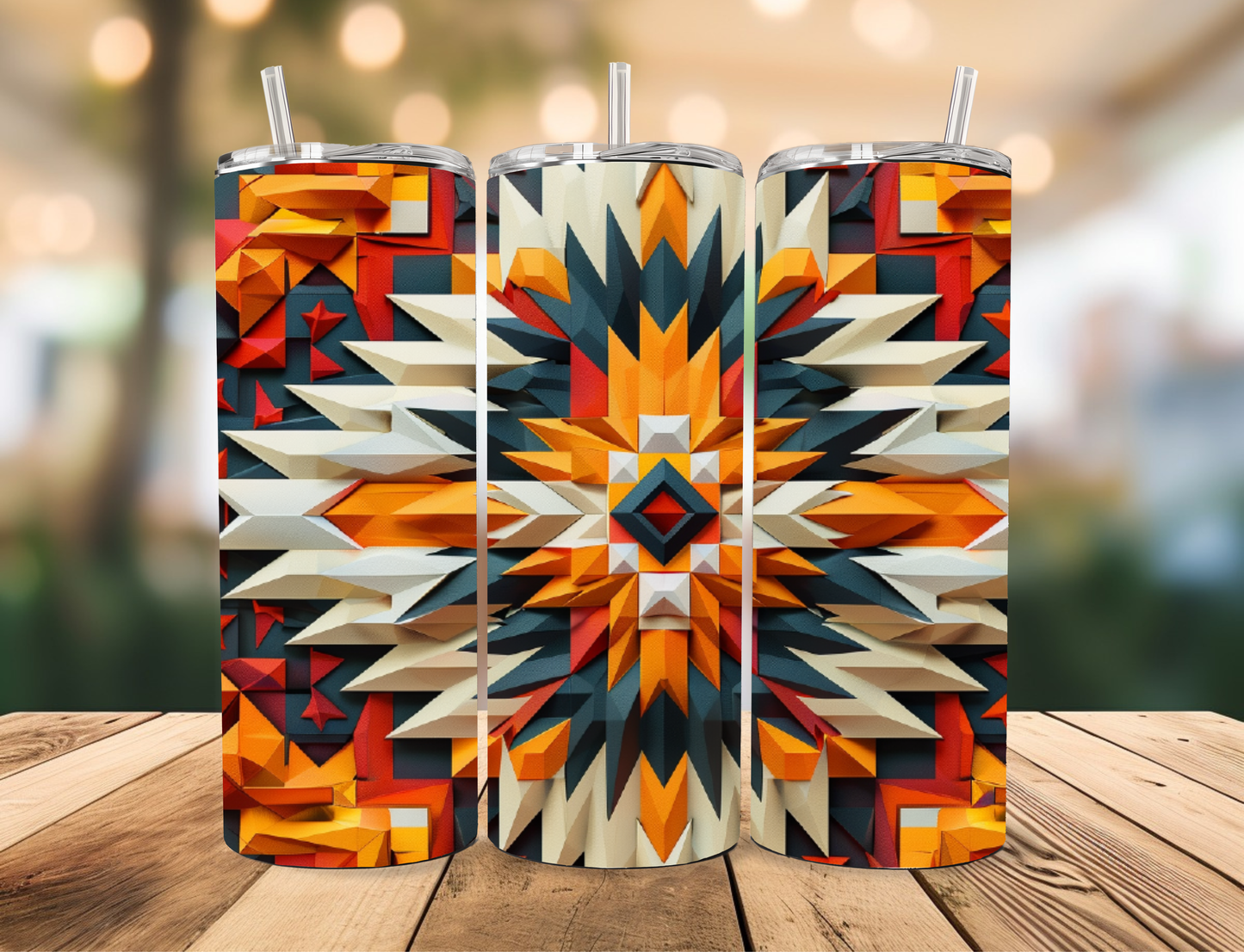 Colorful Tumbler Celia's Creative Creations