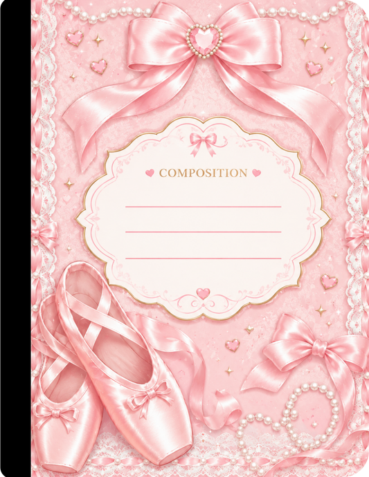 Ballerina Composition Notebook Celia's Creative Creations