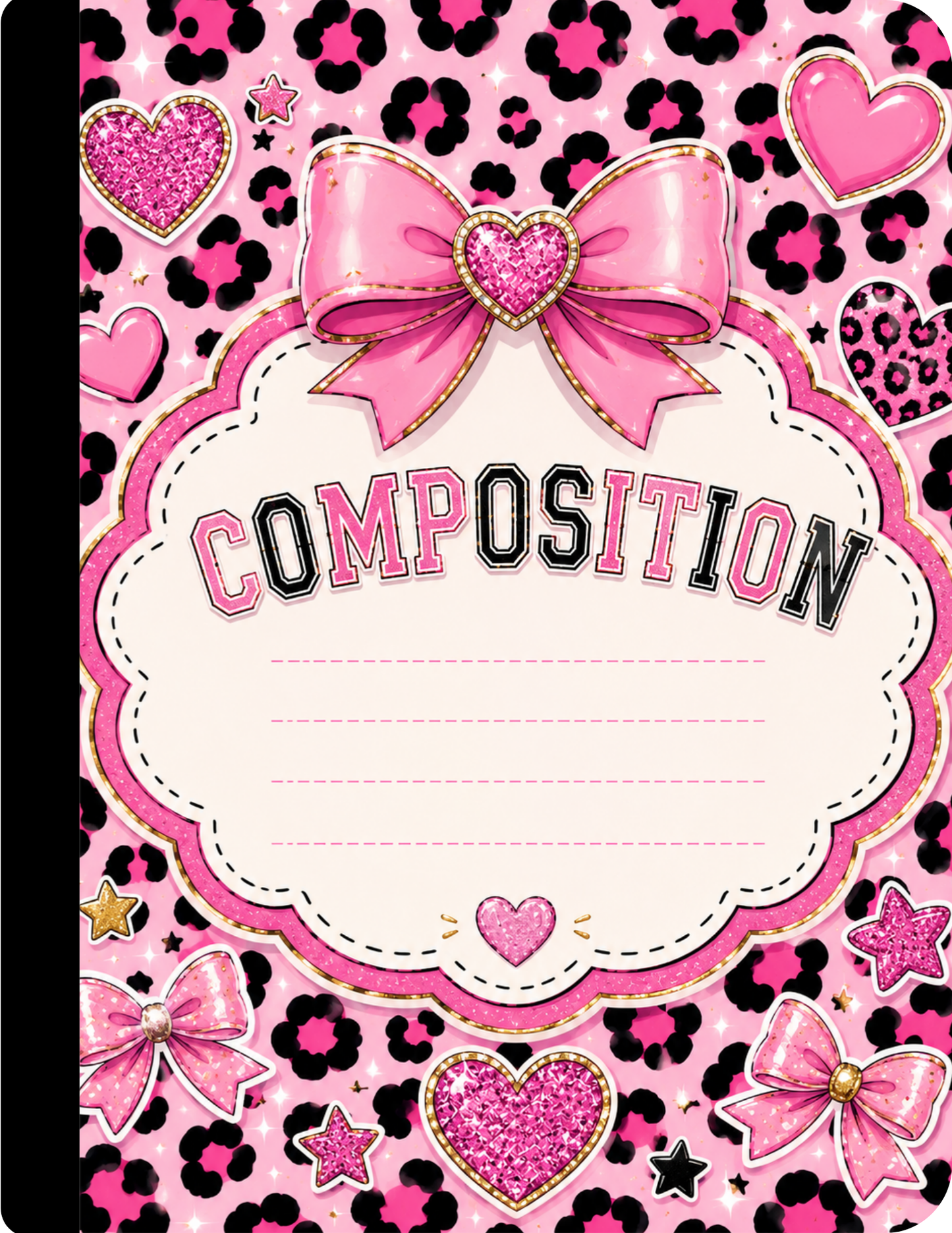 Pink Composition Notebook Celia's Creative Creations