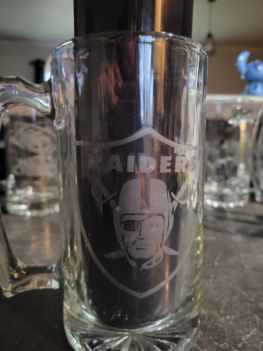 Raiders Glass Mug
