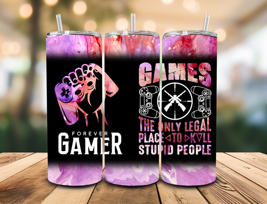Girl Gamer Tumbler
