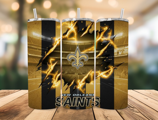 Saints Tumbler Celia's Creative Creations