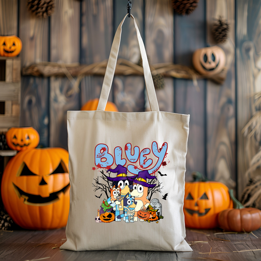 Blue Dog Halloween Bag