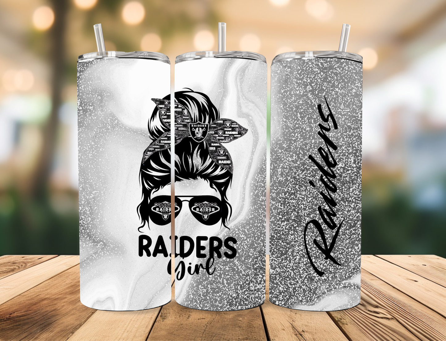 Raiders Girl Tumbler Celia's Creative Creations