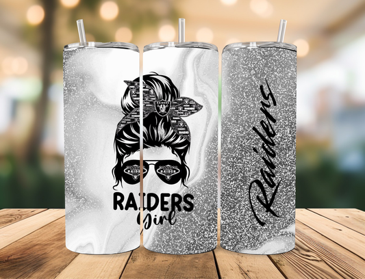 Raiders Girl Tumbler Celia's Creative Creations