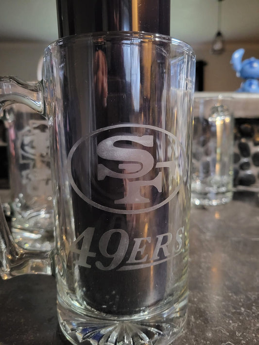 49ers Glass Mug