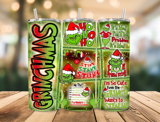 Green Guy Tumbler Celia's Creative Creations