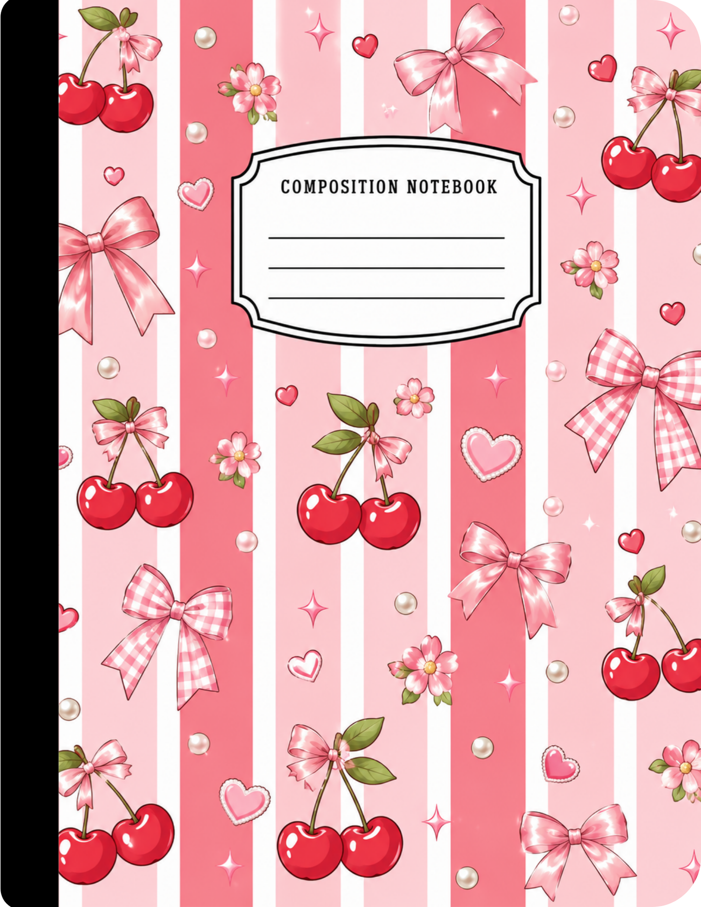 Cherries Composition Notebook Celia's Creative Creations