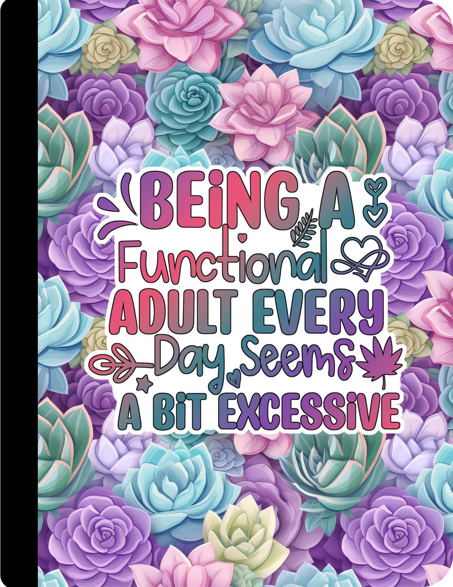 Functional Adult Composition Notebook Celia's Creative Creations
