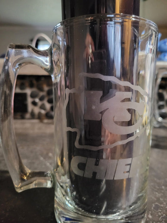 Chiefs Glass Mug