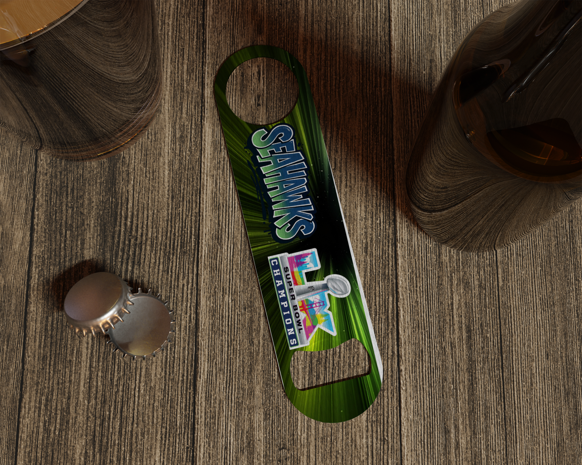Seahawks Bottle Opener Celia's Creative Creations