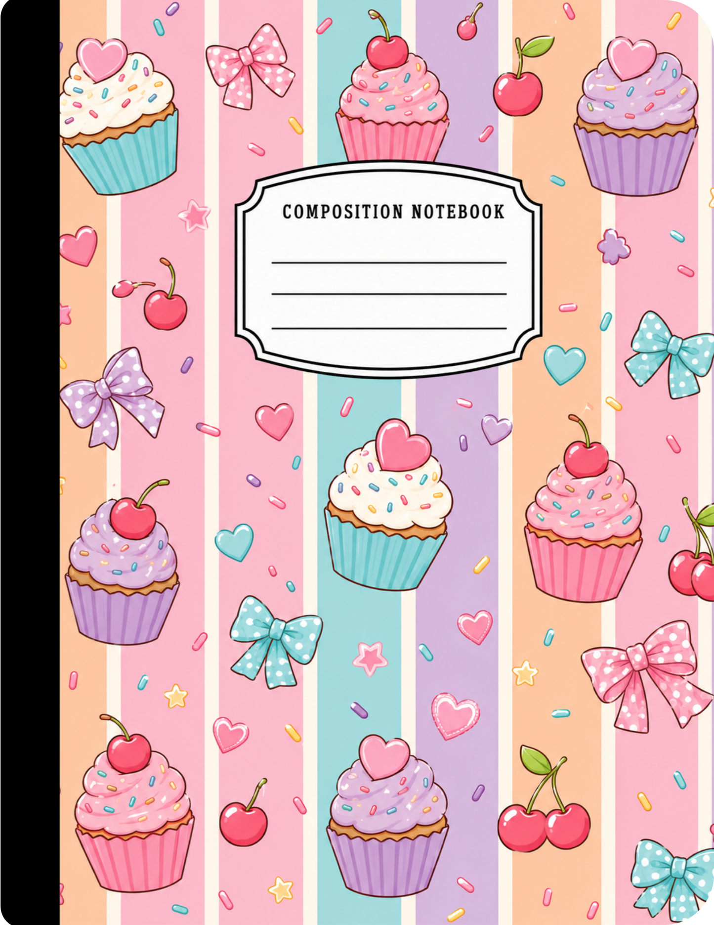 Cupcakes Composition Notebook Celia's Creative Creations