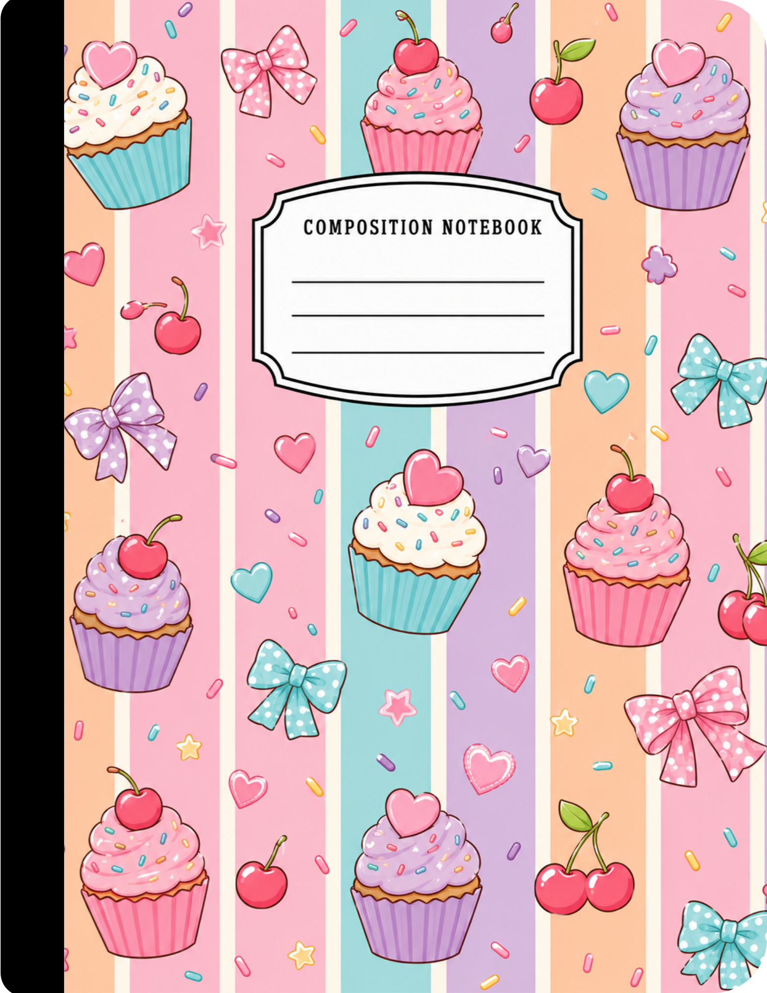Cupcakes Composition Notebook Celia's Creative Creations