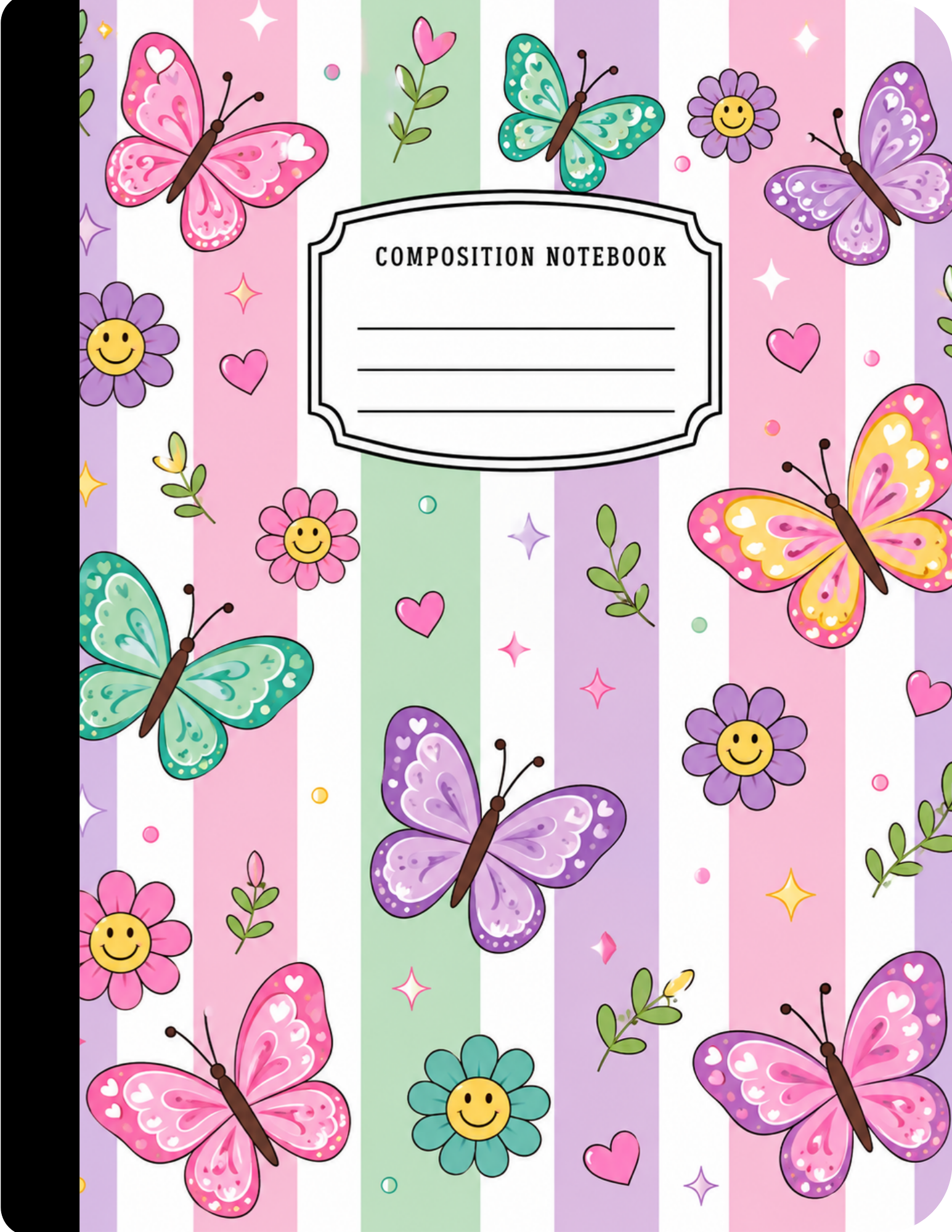 Butterflies Composition Notebook Celia's Creative Creations
