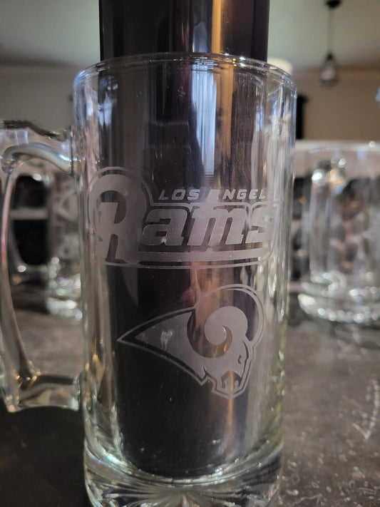 Rams Glass Mug