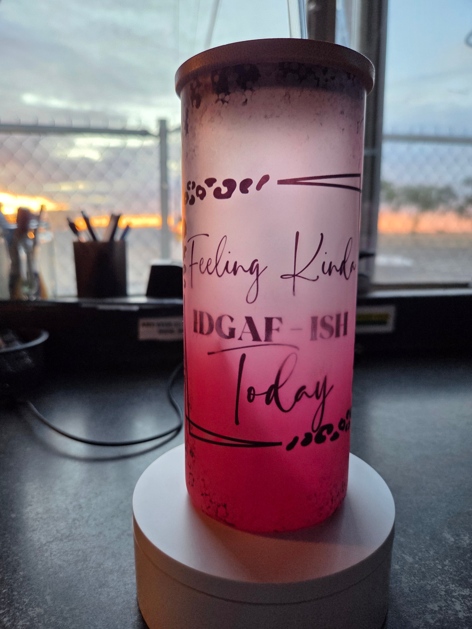 Feeling Kinda Glass Cup Celia's Creative Creations