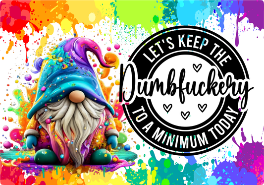 Gnome Glass Cutting Board Celia's Creative Creations