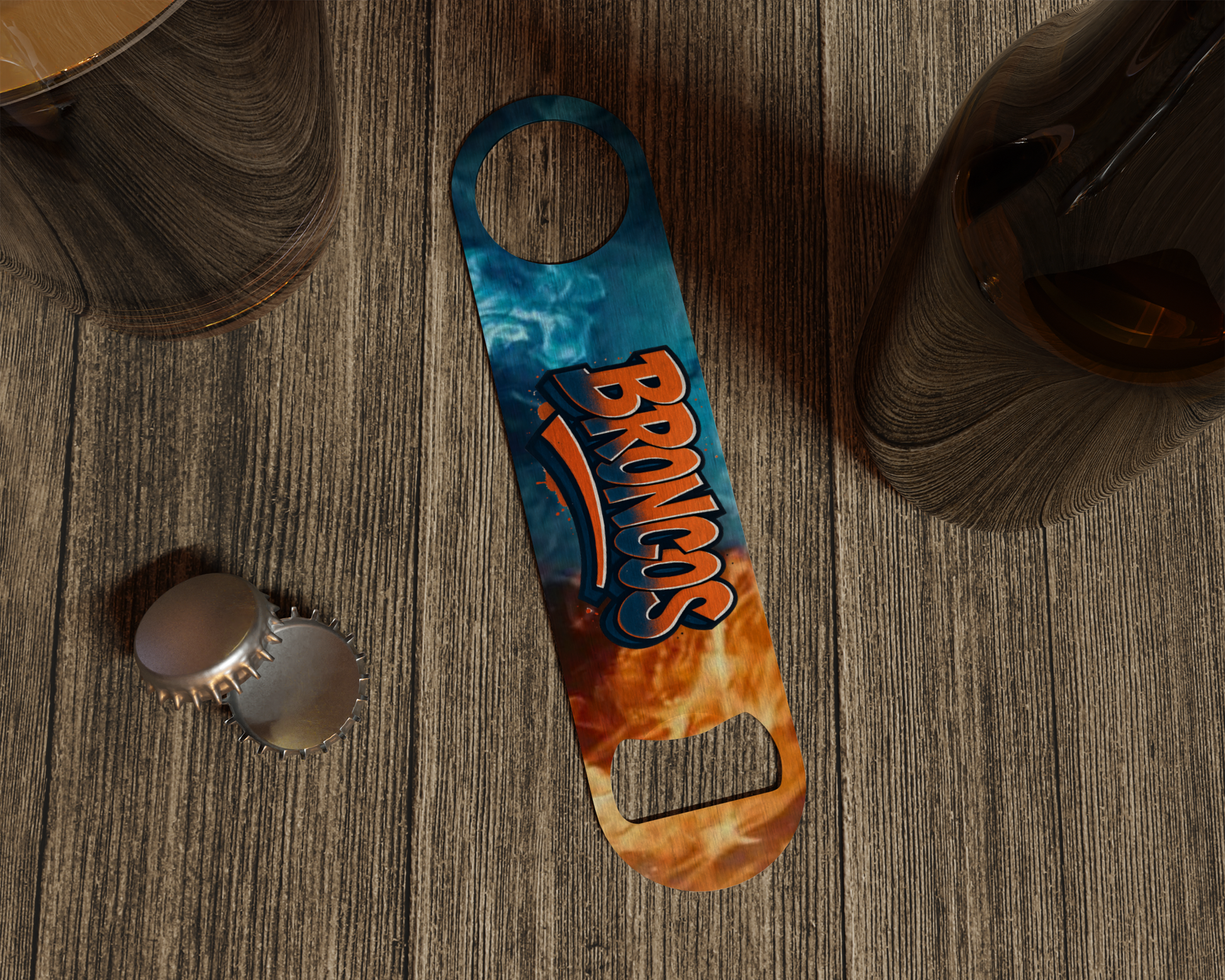 Broncos Bottle Opener Celia's Creative Creations